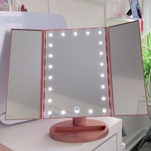 Tri-fold LED Vanity Mirror